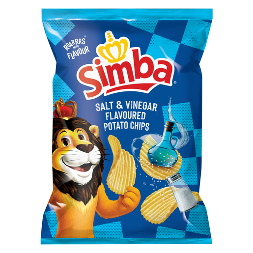 Simba Potato Chips Salt & Vinegar 120g | PnP