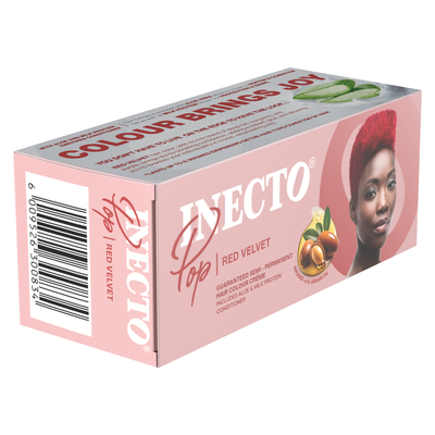 Inecto Pop Red Velvet Semi-Permanent Hair Colour Creme 180g | PnP