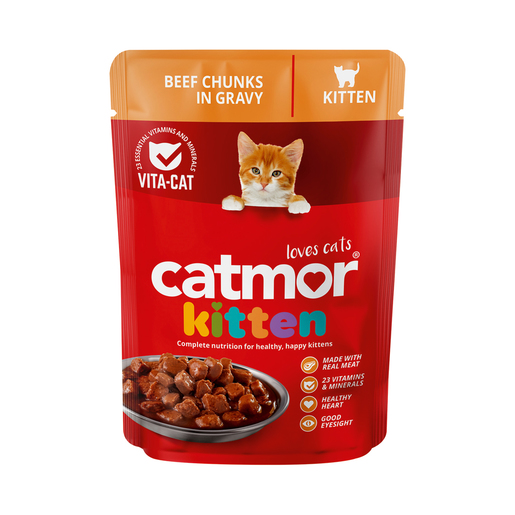 Catmor Beef In Gravy Kitten 85g | PnP