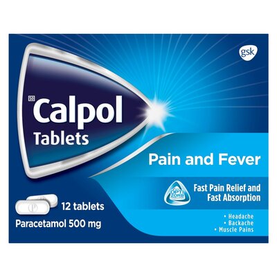 Calpol Pain and Fever Tablets 12 Pack x 1440 | PnP