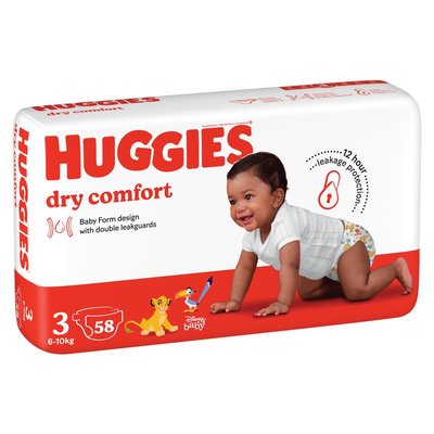 Huggies Plus Diapers Sizes 3 - 7