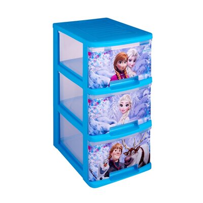 Addis Slimlline 3 Drawer Storage Unit Disney Frozen | PnP