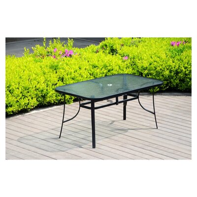 Topaz Glass Table Rectangular 180 x 90 x 71cm | Smart Price