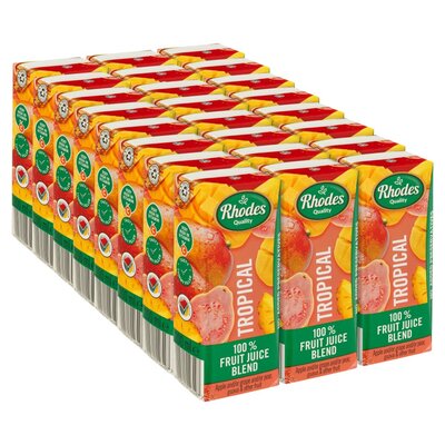 Rhodes 100% Fruit Juice Blend Tropical 200ml x 24 | PnP