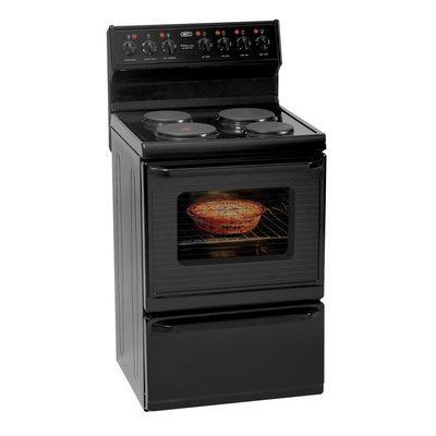 Defy 4 Plate Black Kitchenaire Stove DSS Smart Price Specials PnP Home