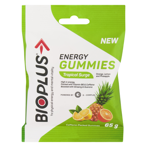 Bioplus Tropical Surge Energy Gummies 65g | PnP