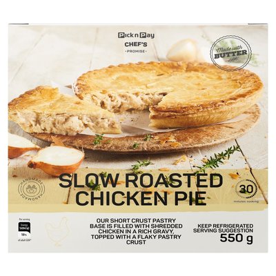 PnP Slow Roast Chicken Pie 550g