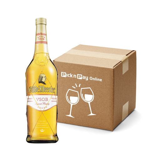 Oude Meester Vsob 5 Star Brandy 750ml x 12 PnP