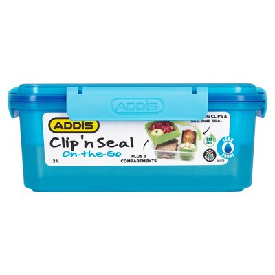 Addis Blue Clip & Seal Multi Comp Lunch Box 2L | PnP