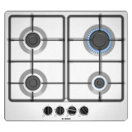 Bosch Gas Hob 60cm Stainless Steel PnP