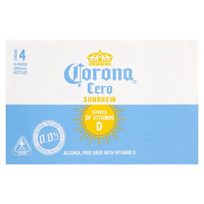 Corona Cero Sunbrew Alcohol Free Beer 24 x 355ml