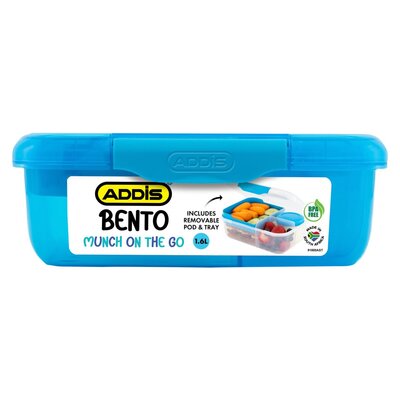 Addis Blue Bento Lunch Box 1.6L