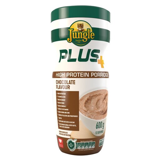 Jungle Plus High Protein Porridge Chocolate Flavoured 600g PnP
