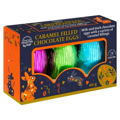 Crafted Collection Caramel Filled Chocolate Eggs 3 Pack | PnP