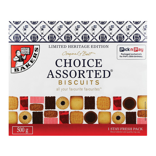 Bakers Choice Assorted Biscuits 500g PnP