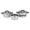 TEFAL 5-Piece Stainless Steel Cookware Set with Lids
