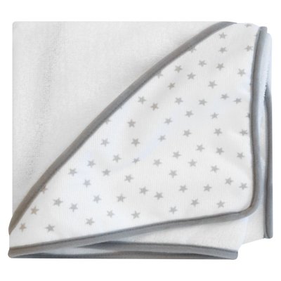 Baby Cuddle Cloth Star - Grey main image 1