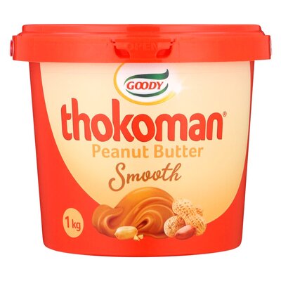 Thokoman Smooth Peanut Butter 1kg