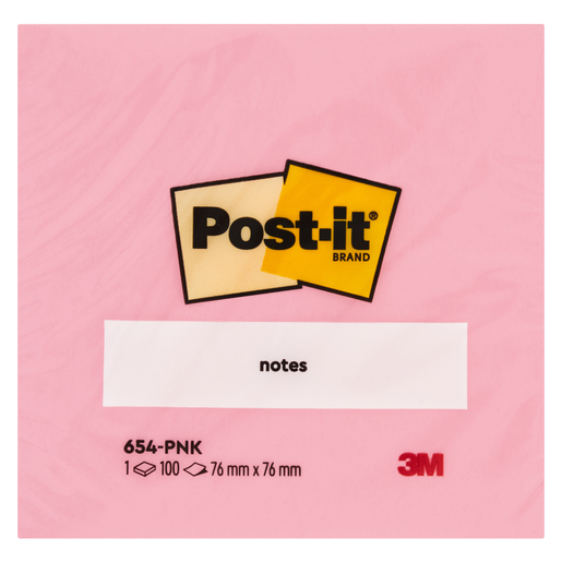 Post-It Pink Sticky Notes 76mm x 76mm 100 Pack | Smart Price Specials ...