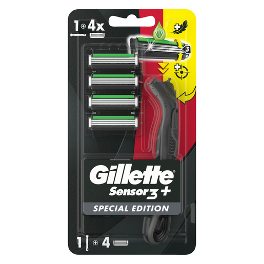 Gillette Sensor 3+ Special Edition Disposable Razor 4 Pack | PnP