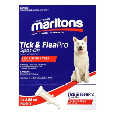 Marltons Large Dog Tick Flea Pro PnP
