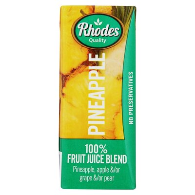 Rhodes 100% Fruit Juice Blend Pineapple 200ml | PnP