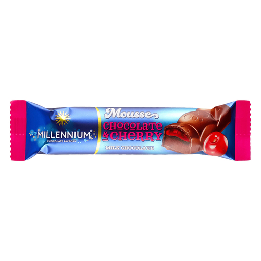 Millennium Mousse Chocolate & Cherry Milk Chocolate 33g | PnP