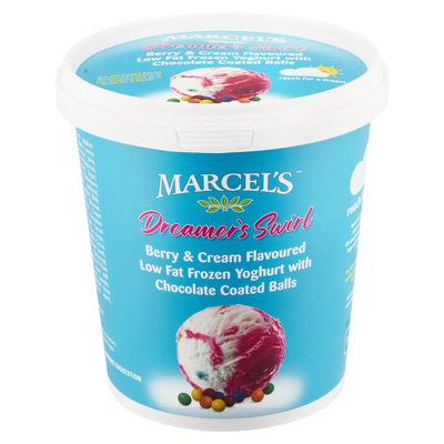 Marcel's Dreamer's Swirl Berry & Cream Flavoured Low Fat Frozen