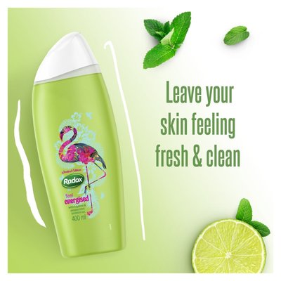 Radox Feel Energised Keylime and Peppermint Body Wash 400ml | PnP