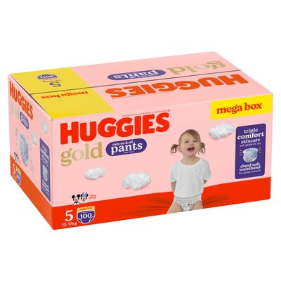 Huggies Gold Pants Megabox Size 5 100 Pack
