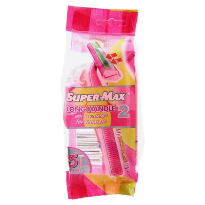 Super-Max Ladies Triple Disposable Razors 5 Pack | PnP