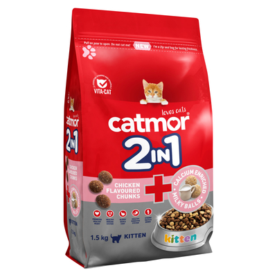 Catmor 2in1 Kitten Chunks 1.5kg | PnP