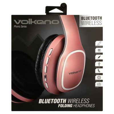 Volkano Wireless Bluetooth Headphones Rose Gold Smart Price