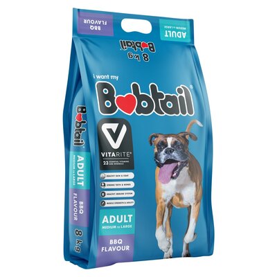 Bobtail Bbq Flavour Dog Food 8kg PnP