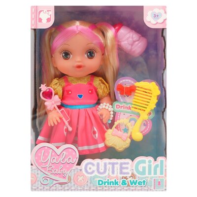 Yala Baby Cute Girl Drink & Wet Assorted Dolls PnP