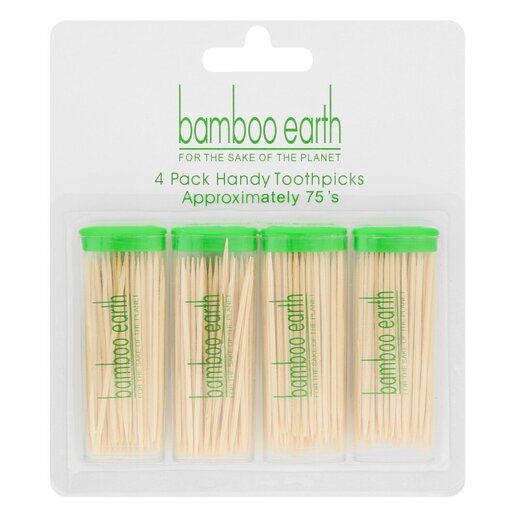 Bamboo Earth Toothpicks 4 Pack | Smart Price Specials | PnP Home