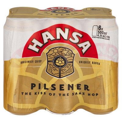 Hansa Pilsener Can 6 x 500ml | Smart Price Specials | PnP Home