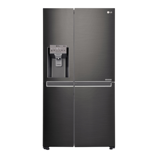 LG Double Door Fridge Black Stainless 665l PnP