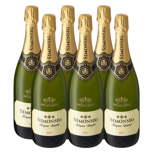 Simonsig Kaapse Vonkel Brut 6 x 750ml | PnP