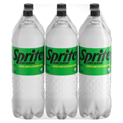 Sprite Zero Sugar Lemon-Lime Flavoured Sparkling Drink 6 x 2.25L | PnP