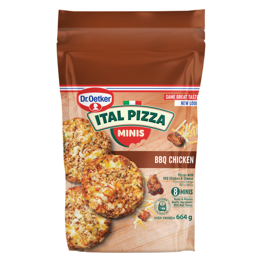 Dr Oetker Ital Pizza Minis BBQ Chicken Pizza 664g | PnP