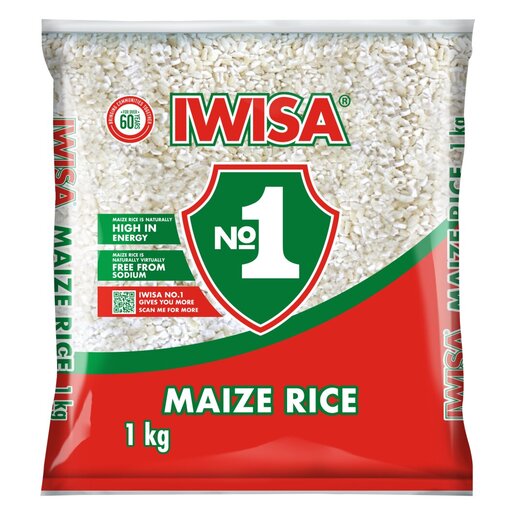 Iwisa Maize Rice in Poly Bag 1kg | Smart Price Specials | PnP Home
