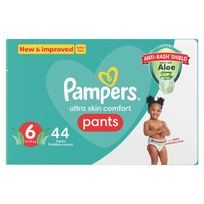 Pampers Pants Size 6 Jumbo Pack 44 Nappies