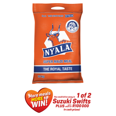 Nyala Super Maize Meal Poly Bag 10 KG | PnP