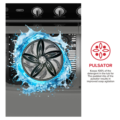 Defy 15kg Twin Tub Metallic DTT151 | Smart Price Specials | PnP Home