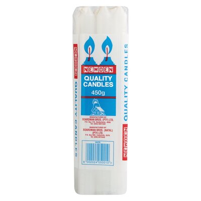 Newden Household White Candles 6x450g | PnP
