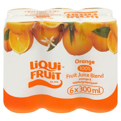 Liqui-Fruit Long Life Fruit Juice Orange 300ml x 6 | Smart Price