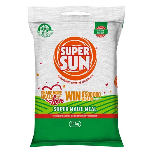 Super Sun Maize Meal Super 10kg PnP
