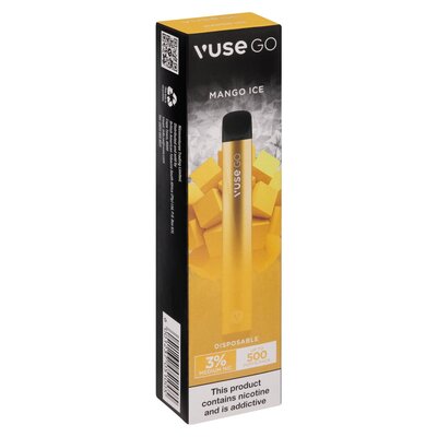 vuse go mango Vuse GO 5000 Mango Ice Disposable Vape, 10mL main image 0