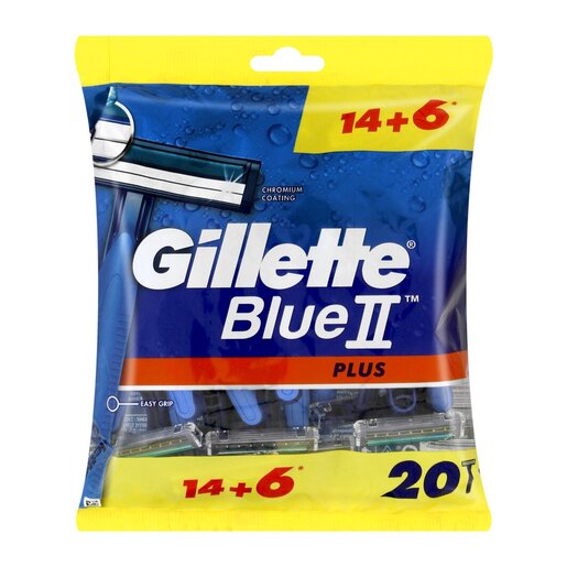 Gillette Blue 11 Plus 14 + 6 Disposable Razors Pack | PnP